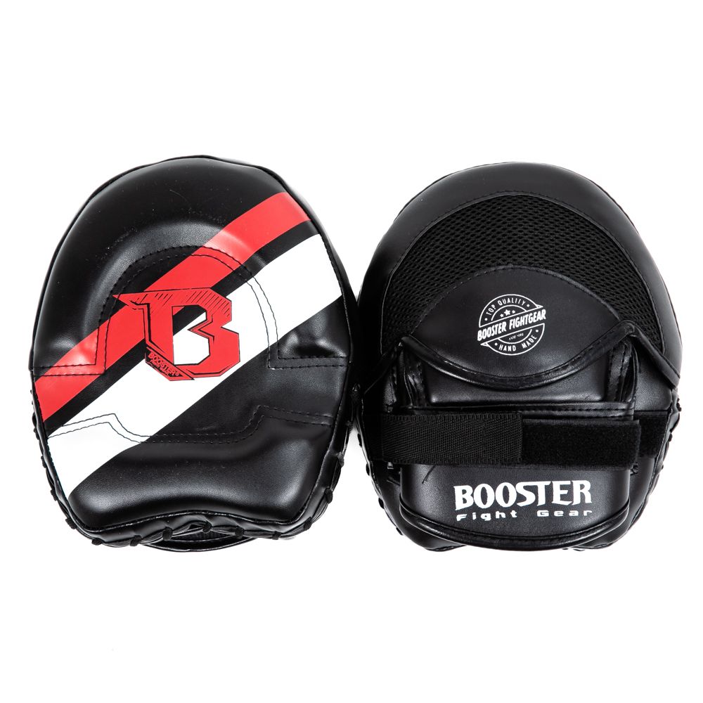 Booster Fight Gear-Stootkussen-Stootpads-PML BC 3-Zwart-Rood-Wit