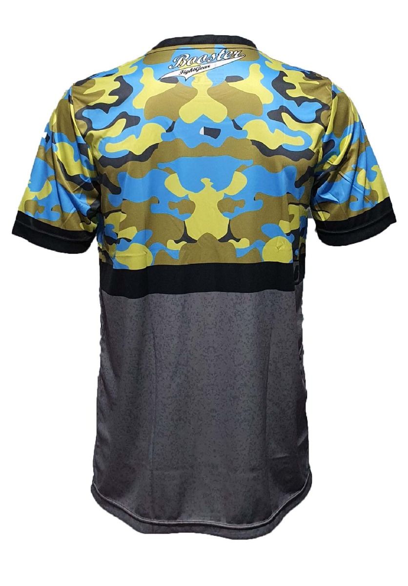 Booster Fightgear - T-shirt -AD URBAN TEE 1- grijs- blauw-groen
