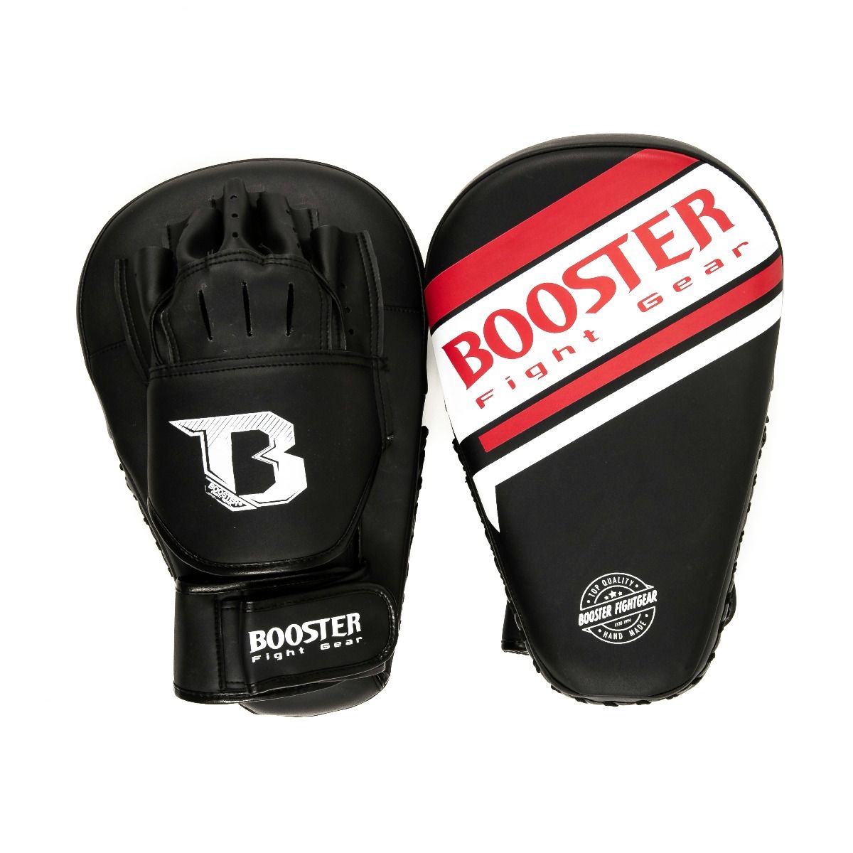 Booster Fight Gear-Trappads-Stootpads-Mitts-PML BC 5-Zwart-Rood-Wit