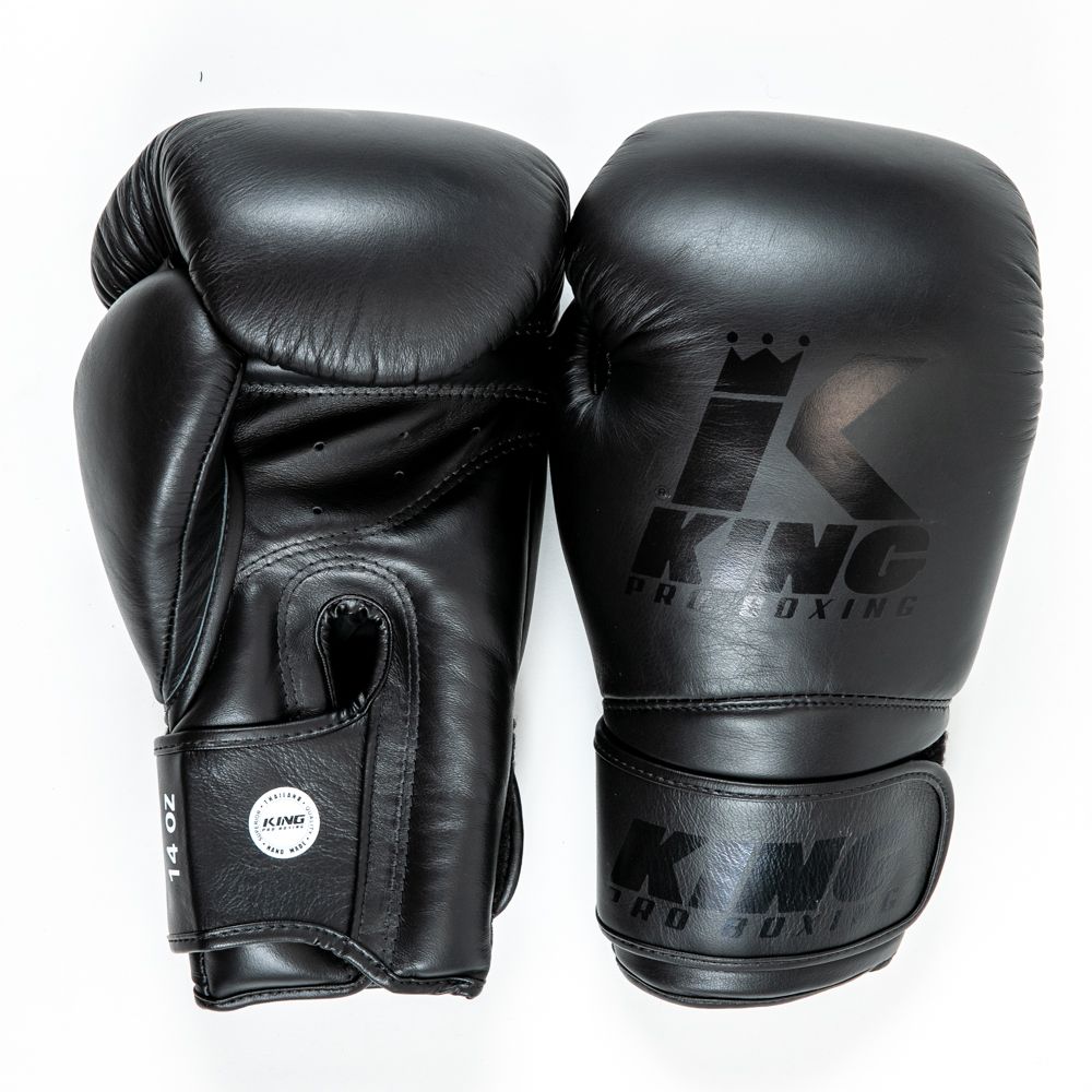 King Pro Boxing - Bokshandschoenen - KPB/STAR 12 - Black on black