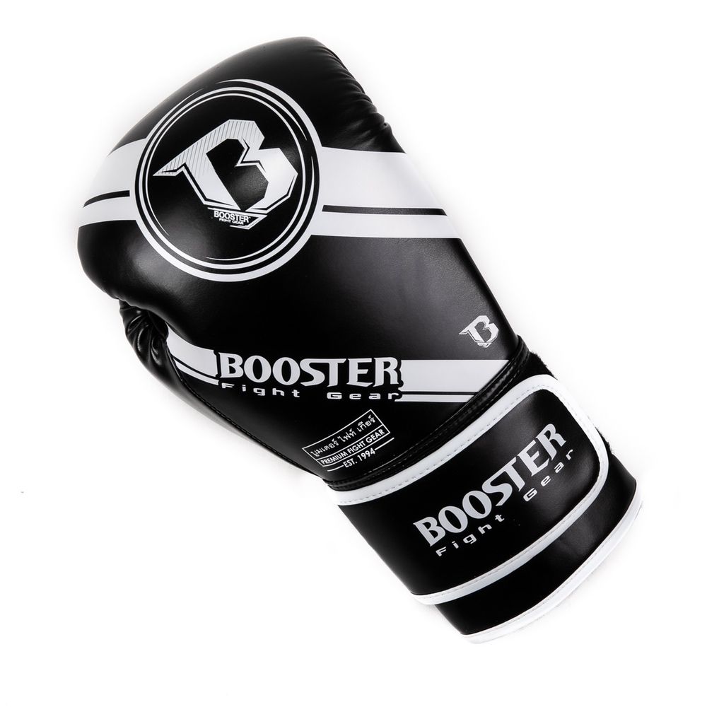 Booster FIGHT GEAR - Bokshandschoenen - PREMIUM STRIKER - Zwart
