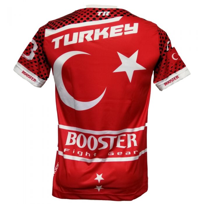Booster Fightgear - tshirt - AD TURKY TEE - Turkije - rood - wit