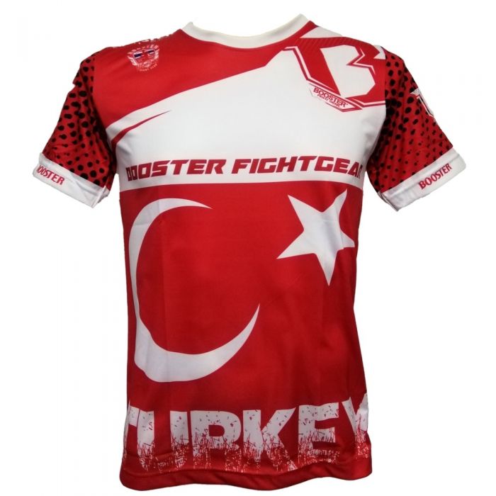 Booster Fight Gear Turkije T-shirt: Toon je liefde voor je land