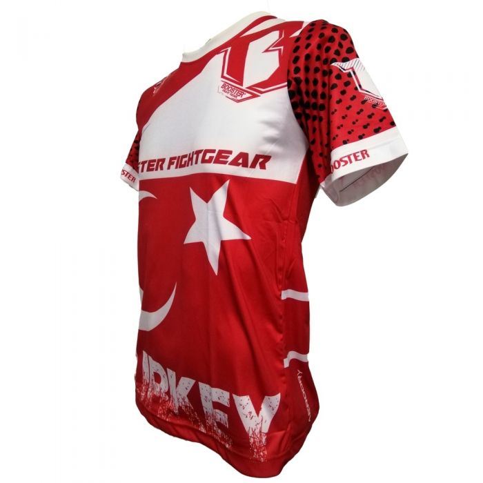 Booster Fightgear - tshirt - AD TURKY TEE - Turkije - rood - wit