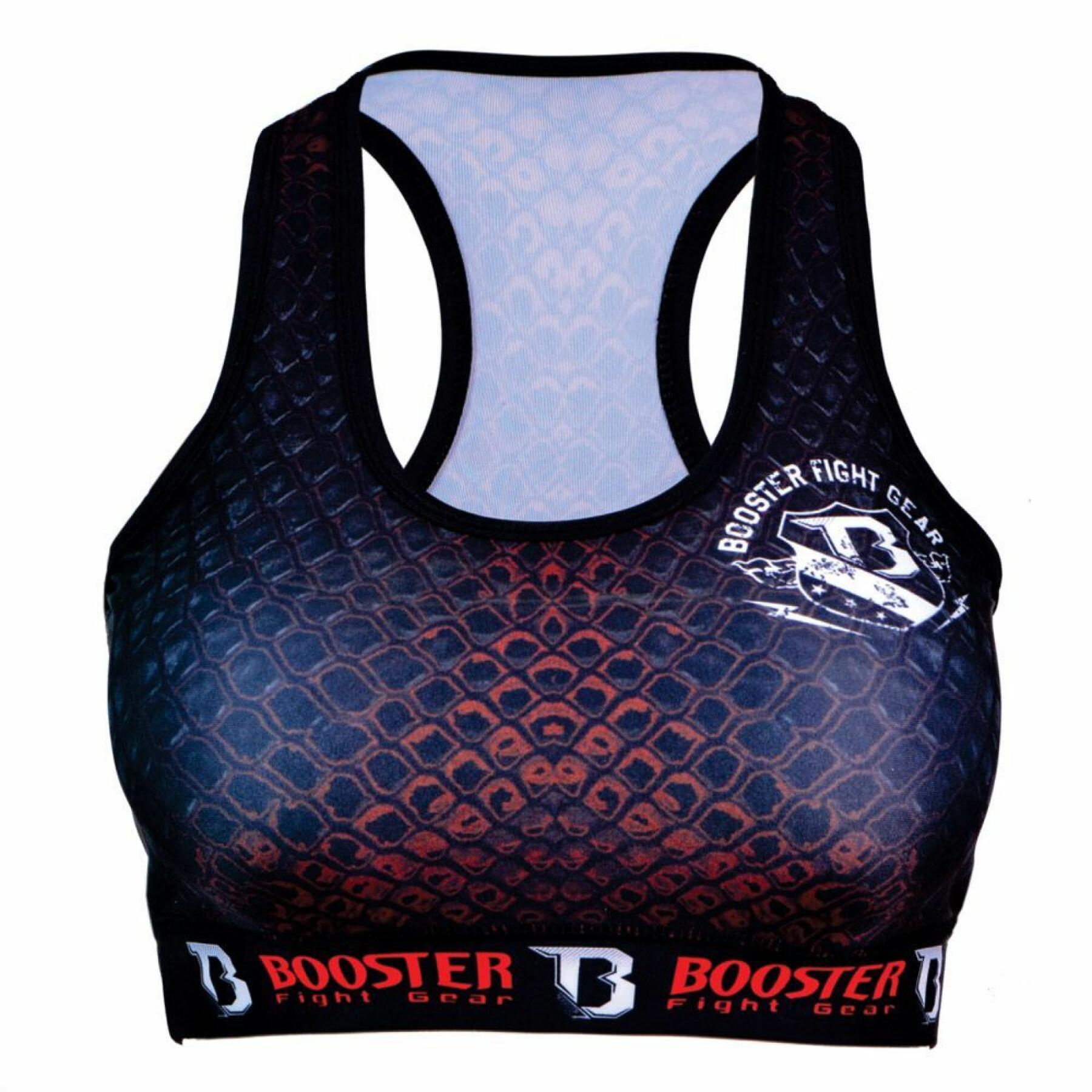 Booster Fight Gear-Dames-Top-Amazon-Rood-Grijs