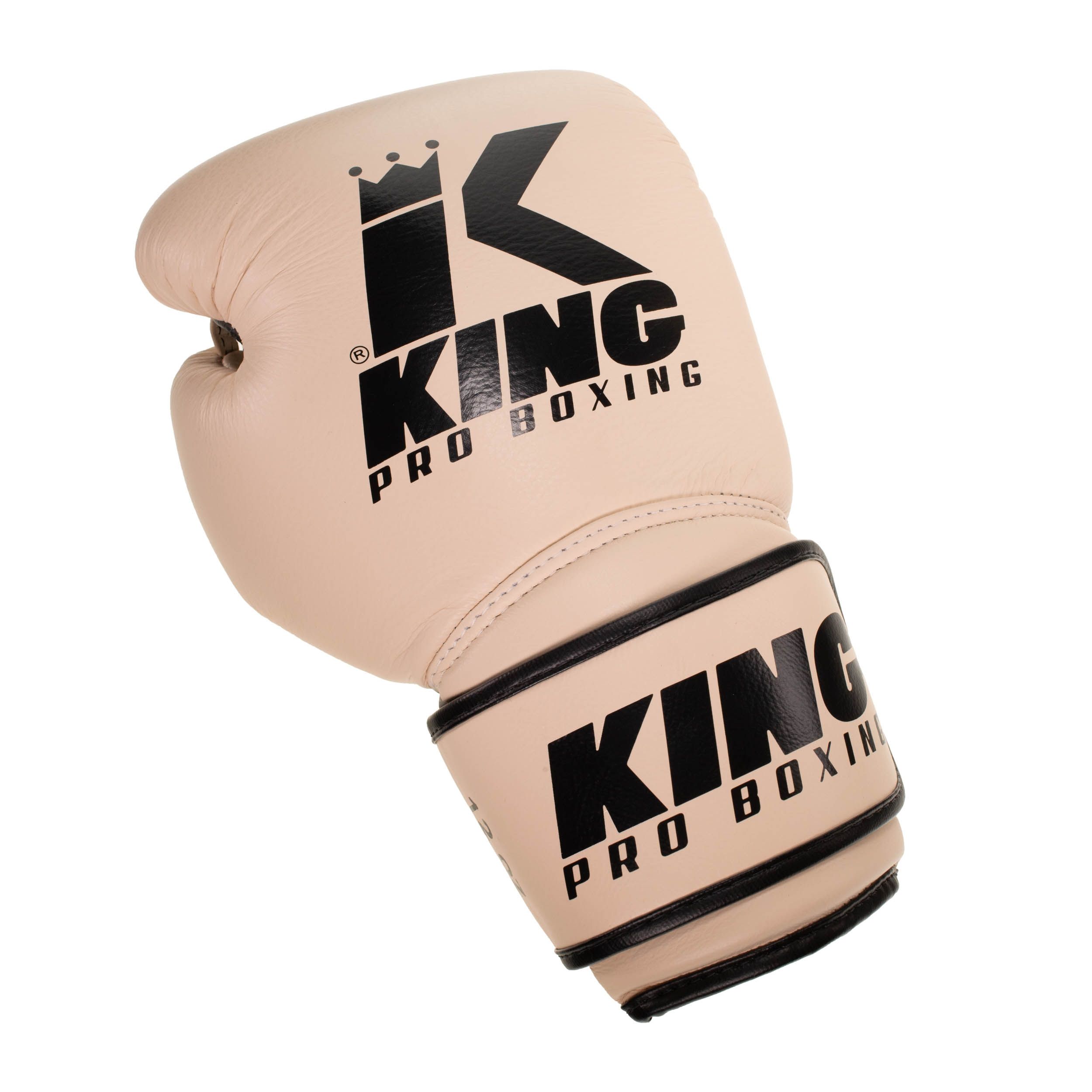 King Pro Boxing - Bokshandschoenen - KPB/STAR 9 - Zwart/Creme