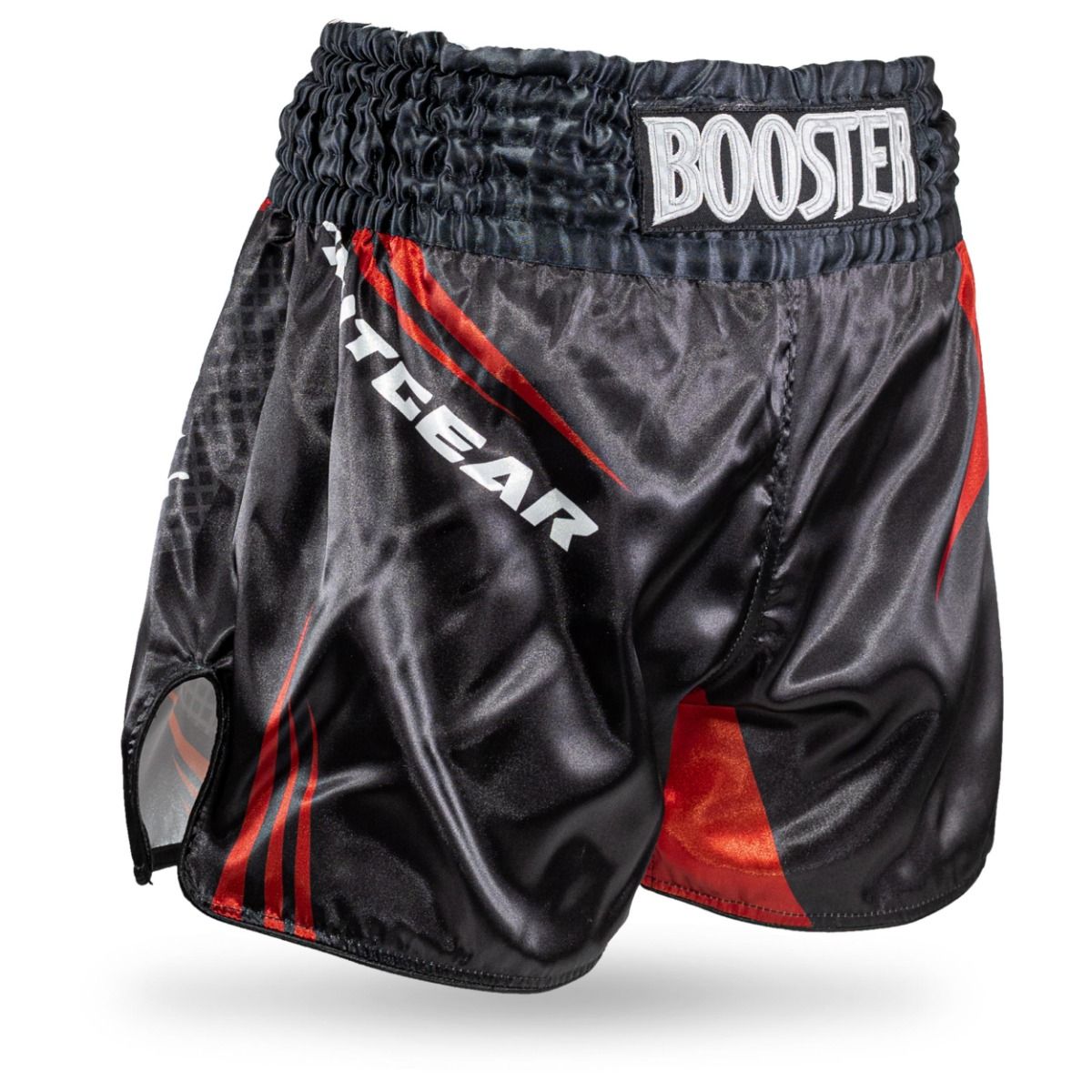 Booster Fight GEAR - Fightshort - korte broek - XPLOSION 2 -Zwart - Rood - Black - Red