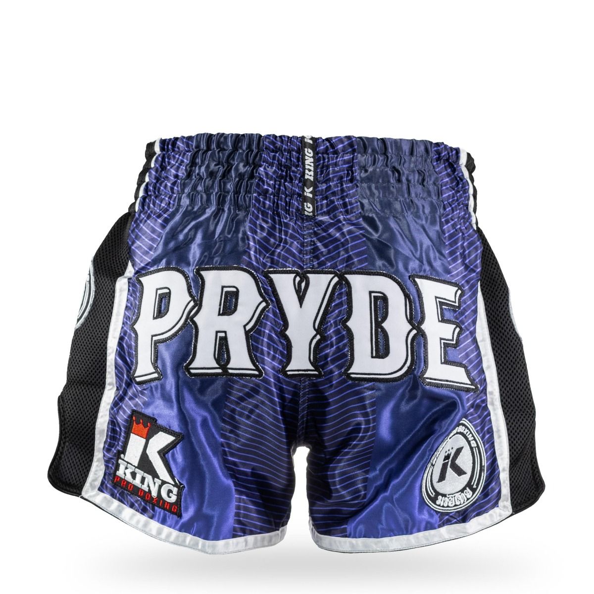 King Pro Boxing - Fightshort - korte broek - PRYDE 2 - Blauw - paars - groen - zwart