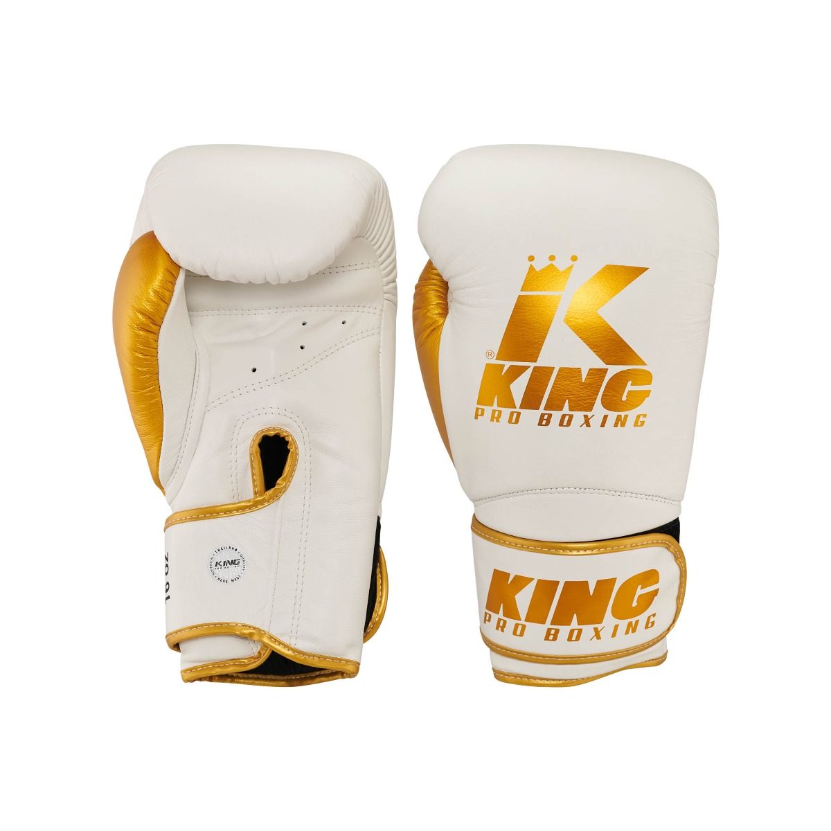 King Pro Boxing - Bokshandschoenen - STAR 17 - Wit - Goud