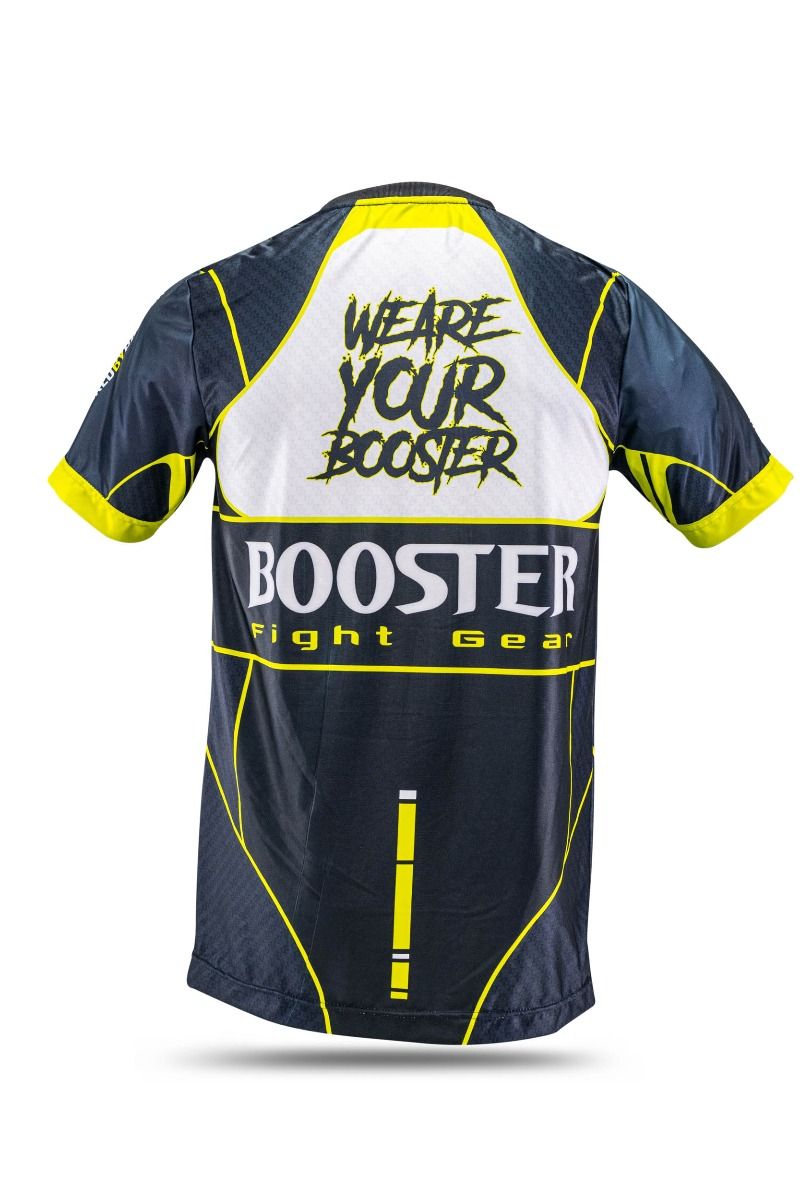 Booster Fightgear Performance T-shirt 3 - Zwart/Neon Geel/Wit