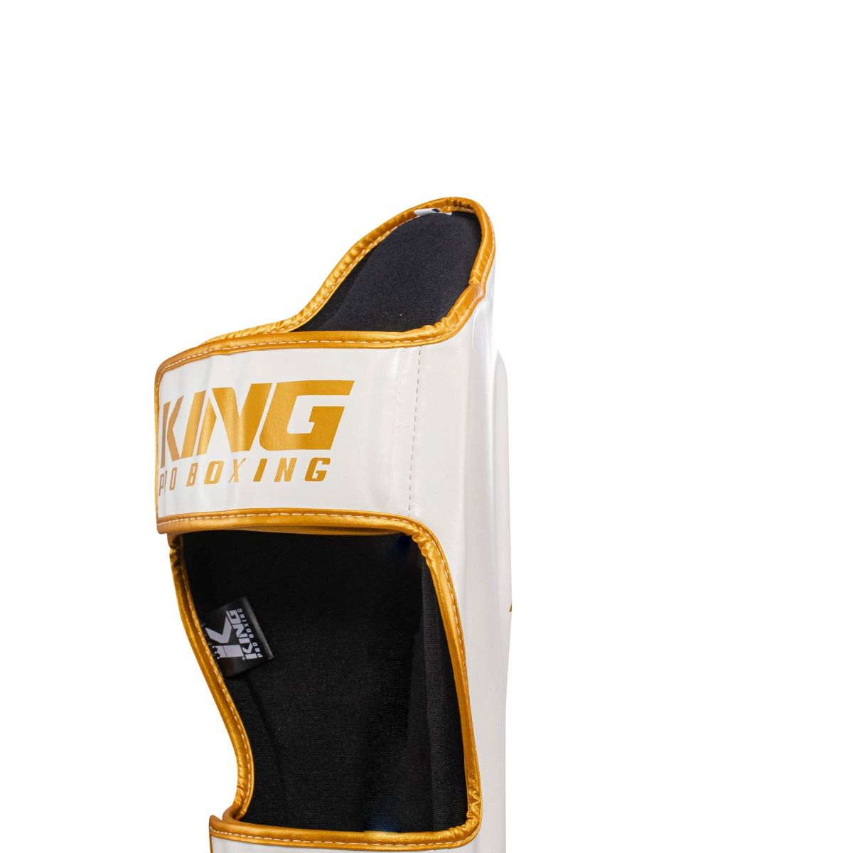King Pro Boxing - Scheen beschermer - SG 5 - wit - goud