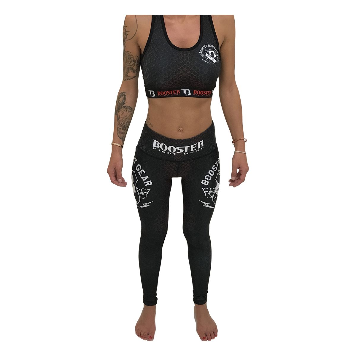 Booster Fight Gear Amazon Spats Dames Rood-Grijs
