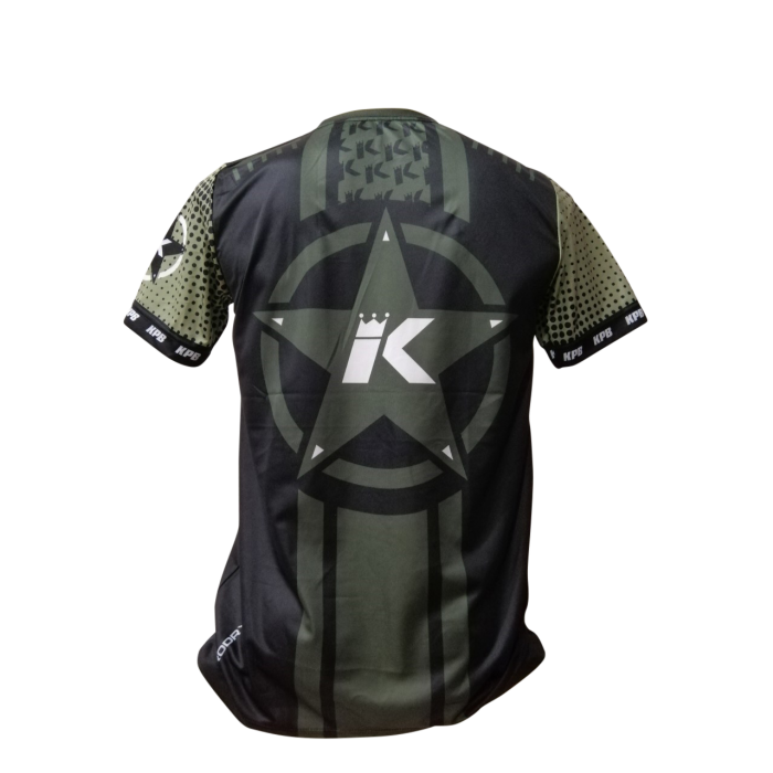 King Pro Boxing - tshirt - STAR VINTAGE KAKI TEE - kids - zwart - groen