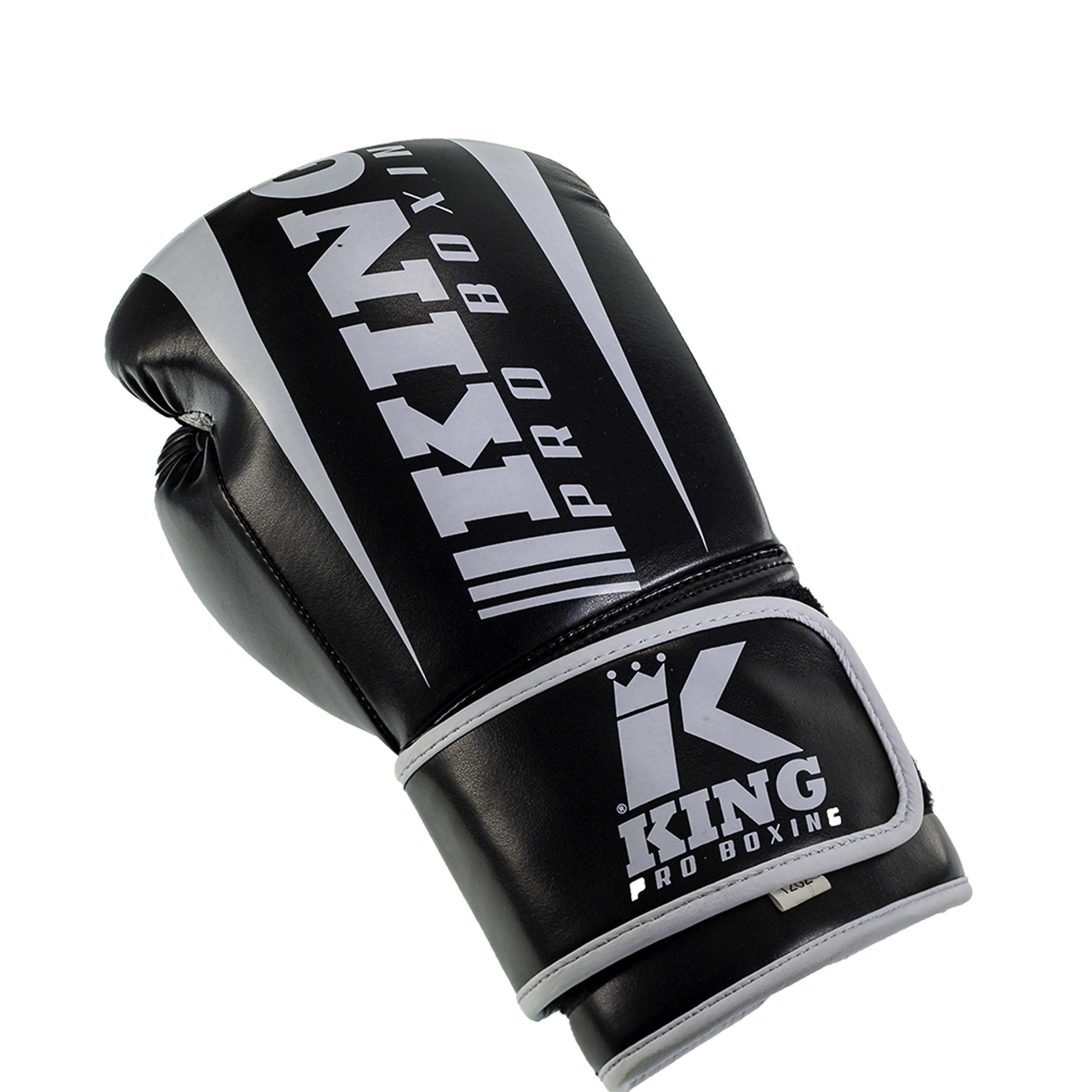 King Pro Boxing REVO 1 - Zwarte/Wit bokshandschoenen