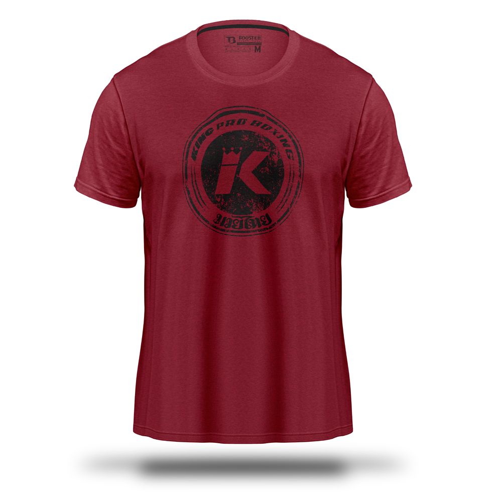 King Pro Boxing -t-shirt-LOGO WR-rood