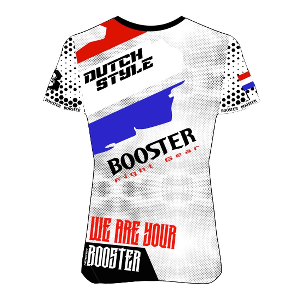 Booster Fight Gear Nederlandse T-shirt; Heb jij Rood/Wit/Blauw Bloed!