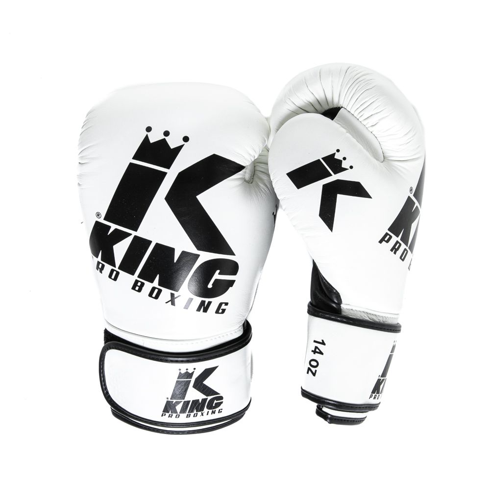 King Pro Boxing PLATINUM 5 bokshandschoenen WIt/Zwart