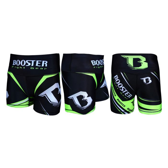 Booster Fightgear -  CHALLENGE-  compression shorts - compressie korte broek - Geel - Zwart