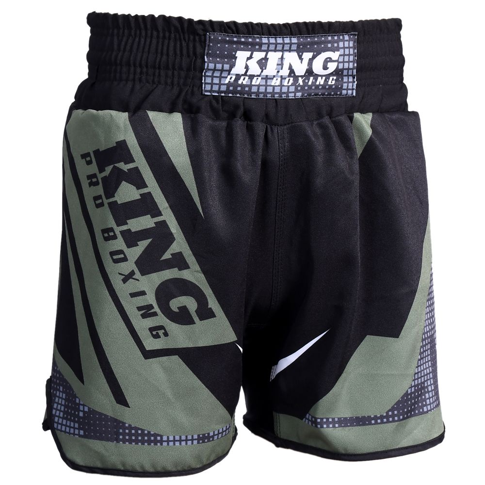 King Pro Boxing - compressiebroek-STORMKING 1 MMA TRUNK-zwart-groen
