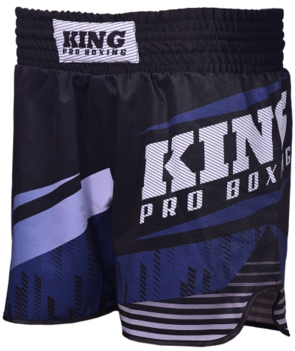 King Pro Boxing Stormking 3 MMA Trunk - Zwart/Blauw