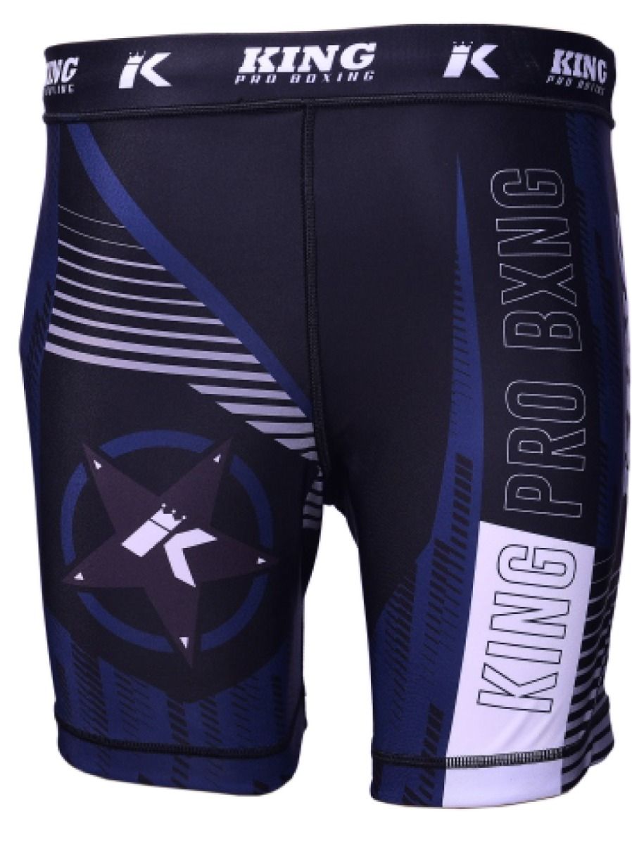 King Pro Boxing - compressiebroek - Short - korte compressiebroek - STORMKING 3 - blauw - blue 