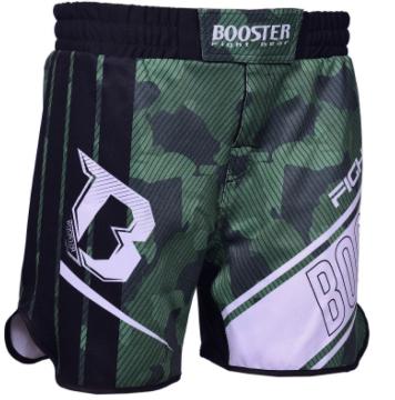 Booster Fight Gear B FORCE 3 MMA Trunk groen-zwart-wit-legerprint