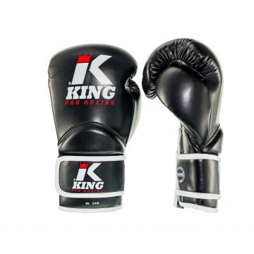 King Pro Boxing - Bokshandschoenen - Kids - BG  - Zwart/Wit