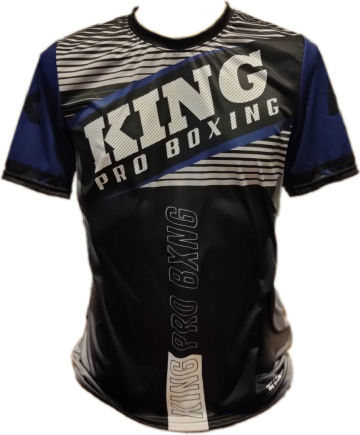 King Pro Boxing Stormking 3 T-shirt - Blauw/Zwart