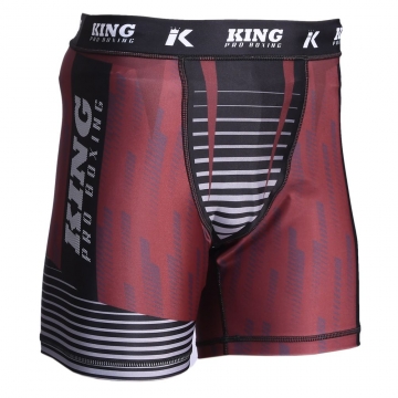 King Pro Boxing STORMKING 2 compressiebroek Rood-Zwart