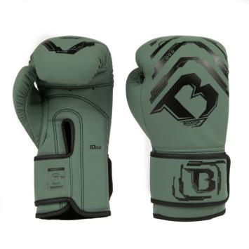 Booster Fightgear- ELITE V2.3-bokshandschoenen-kinder-mat groen-groen-zwart