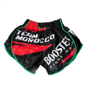 Booster Fight Gear-Fightshort-Short-Kickboksbroek-Marokko-AD 2 Morocco-Zwart-Groen-Rood