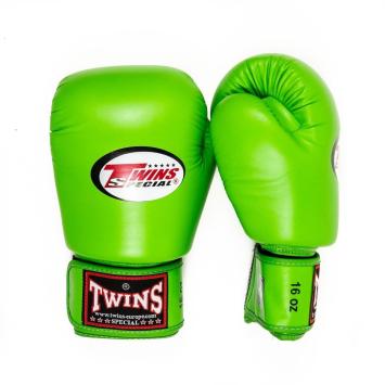 Twins Special BGVL 3 - Neon groene bokshandschoenen voor kickboksen, Muay Thai en boksen