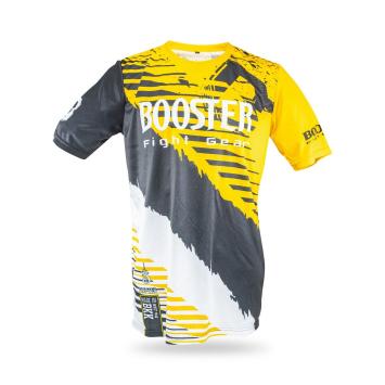 Booster Fightgear - AD RACER TEE 1 - Fightshirt - Tshirt - Geel - Wit -zwart