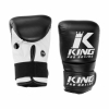 King Pro Boxing-Zakhandschoenen-Leer-BM-Zwart-Wit
