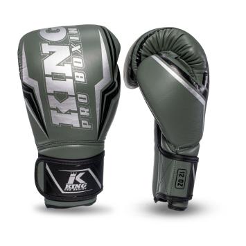 King Pro Boxing - Bokshandschoenen -THOR GREEN- groen - grijs- zwart