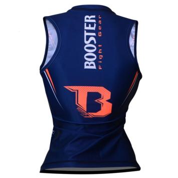 Booster Fightgear - CHALLENGE SHIRT ORANGE - mouwloze shirts - dames - Oranje -Blauw -Wit