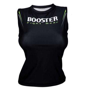 Booster Fightgear - CHALLENGE SHIRT GREEN - mouwloze shirts - dames - Groen - Geel - Zwart