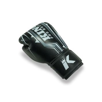 King Pro Boxing Bokshandschoenen Spartan 1 Zwart-Grijs: Leer